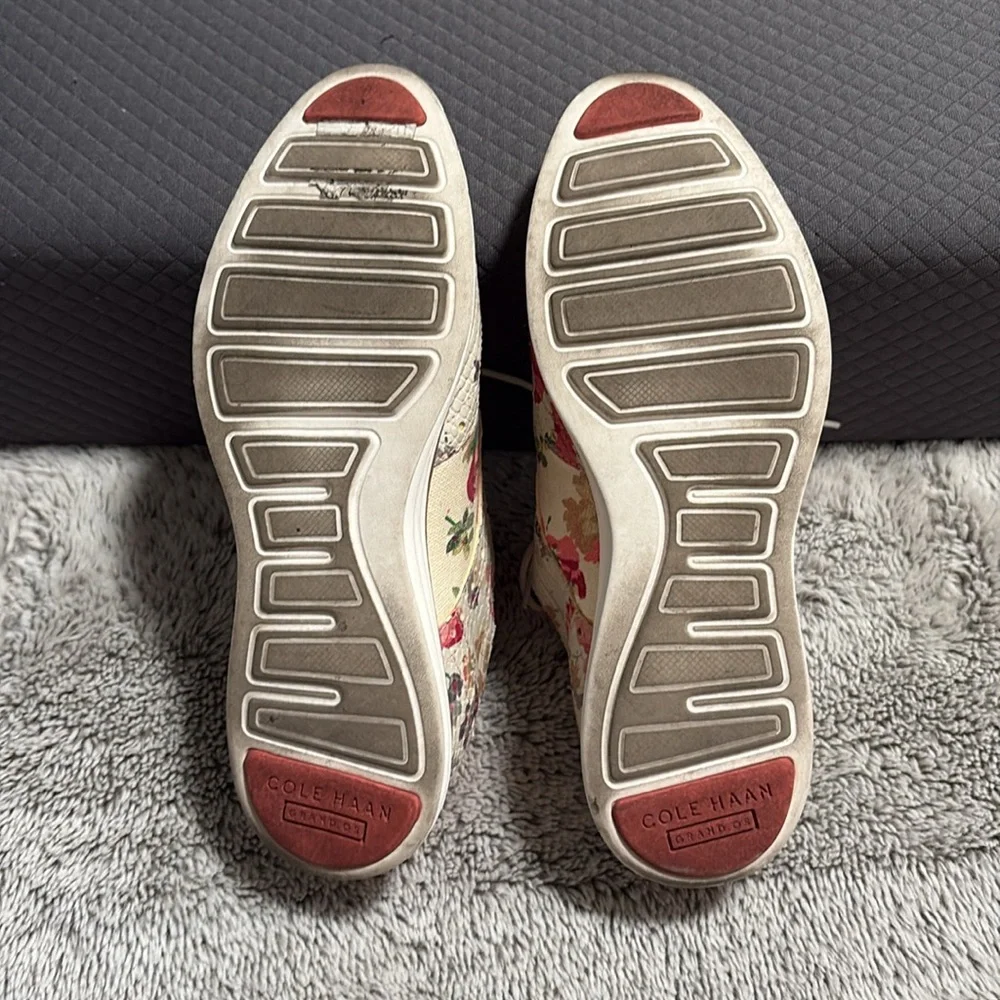 Cole Haan Floral Original Grand Oxfords Size 6 - Picture 5 of 6